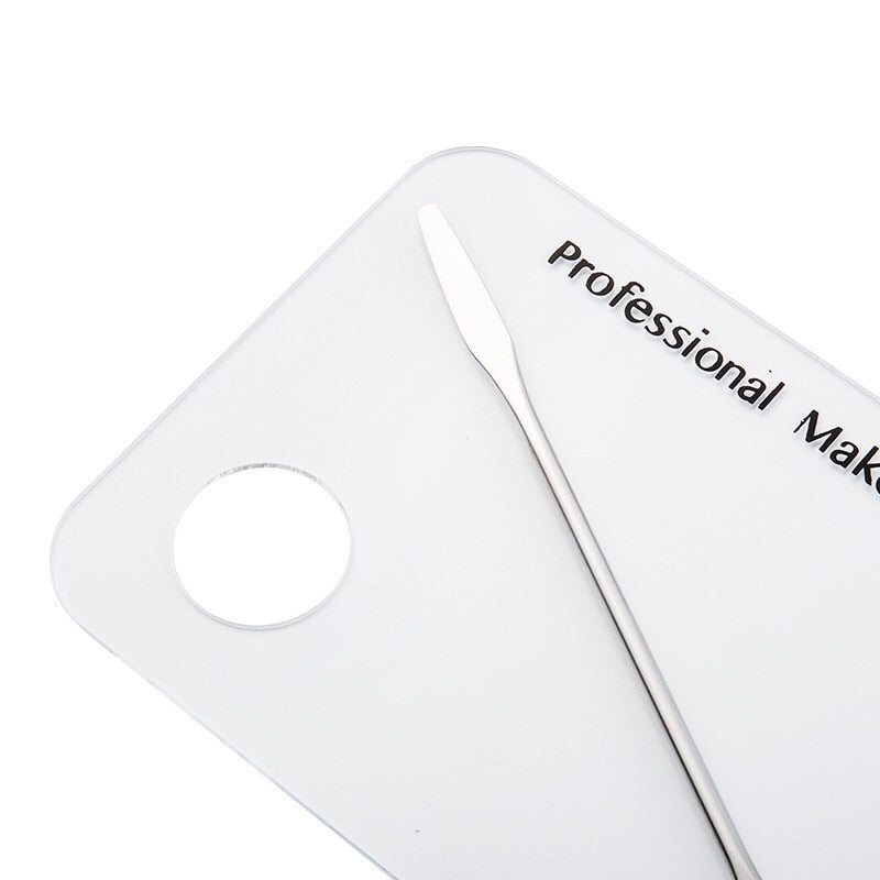 Foundation Mixing Palette with Stainless Spatula by HitMyNeed