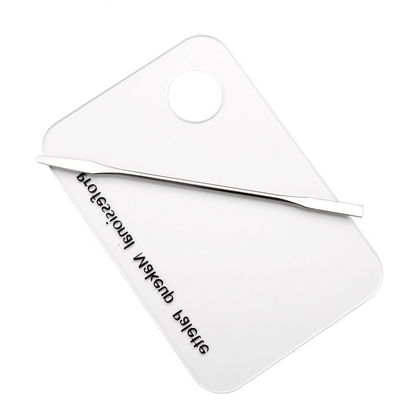 Foundation Mixing Palette with Stainless Spatula by HitMyNeed