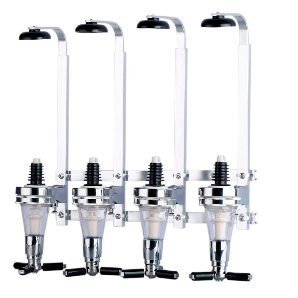 Four-Bottle Wall Mounted Wine Dispenser Pourer by HitMyNeed