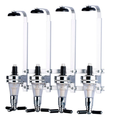 Four-Bottle Wall Mounted Wine Dispenser Pourer by HitMyNeed
