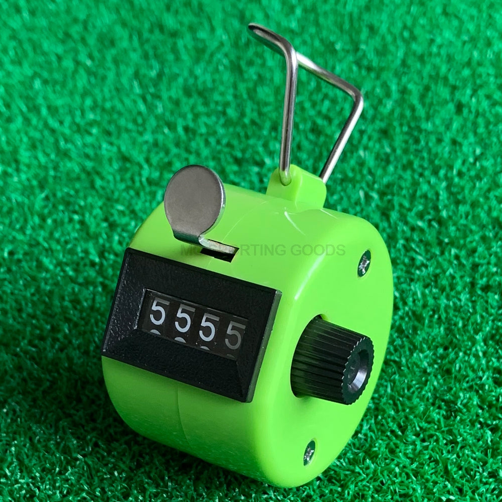 Four Digit Manual Hand Click Counter green by HitMyNeed