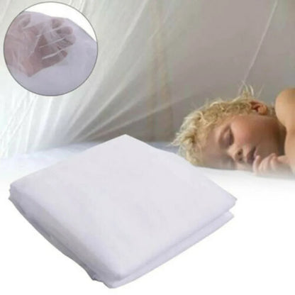 Four-Door White Palace Mosquito Net Canopy by HitMyNeed