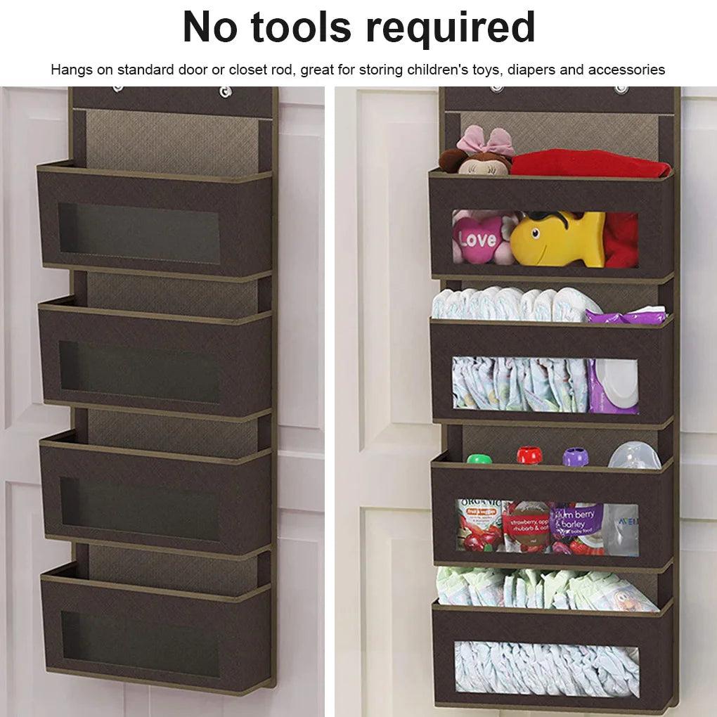 Four Layer Over Door Hanging Storage Organizer by HitMyNeed
