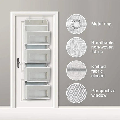 Four Layer Over Door Hanging Storage Organizer by HitMyNeed