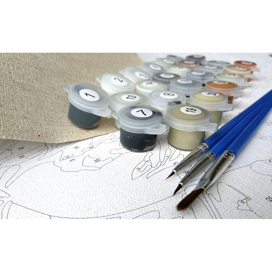 Four Seasons Paint By Numbers Canvas Kit 40x50cm by HitMyNeed