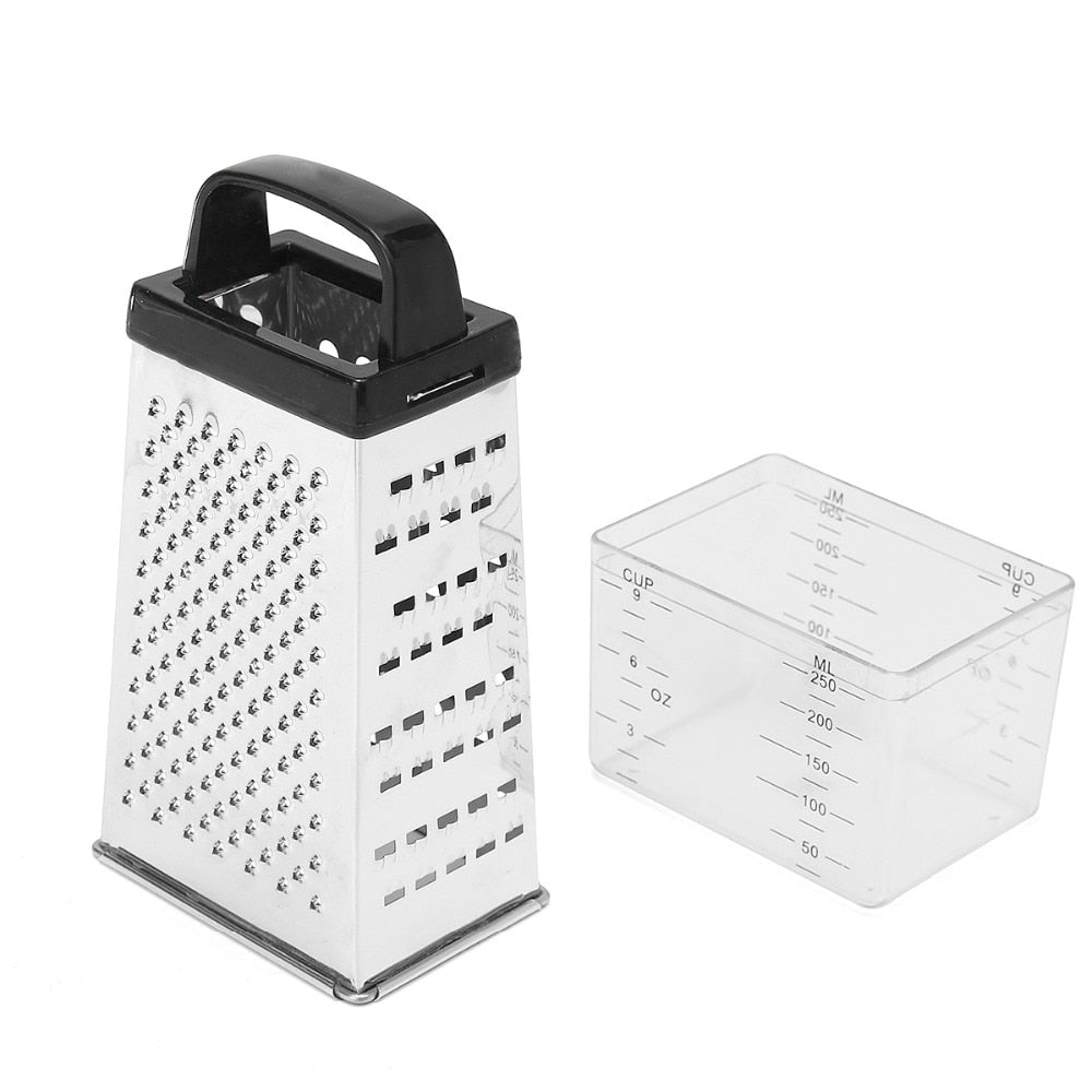 Four-Sided Stainless Steel Box Grater Slicer by HitMyNeed