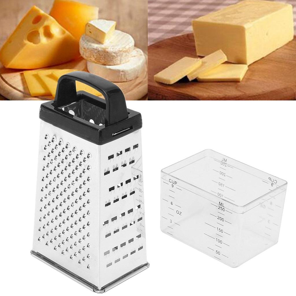 Four-Sided Stainless Steel Box Grater Slicer by HitMyNeed