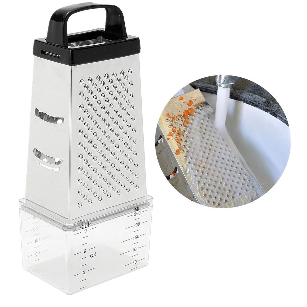 Four-Sided Stainless Steel Box Grater Slicer by HitMyNeed
