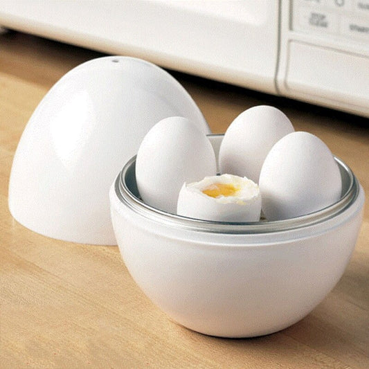 Four Slot Microwave Egg Boiler Cooker by HitMyNeed