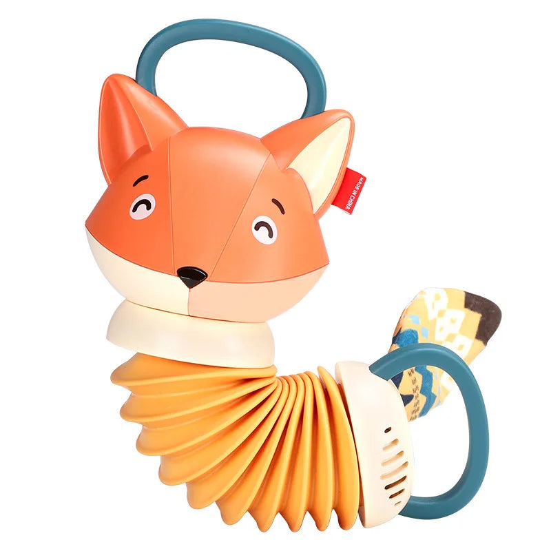 Fox Accordion Educational Baby Music Toy fox by HitMyNeed