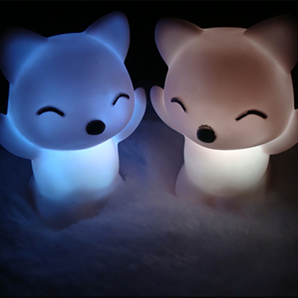 Fox Bedroom Night Light Color Changing Lamp by HitMyNeed