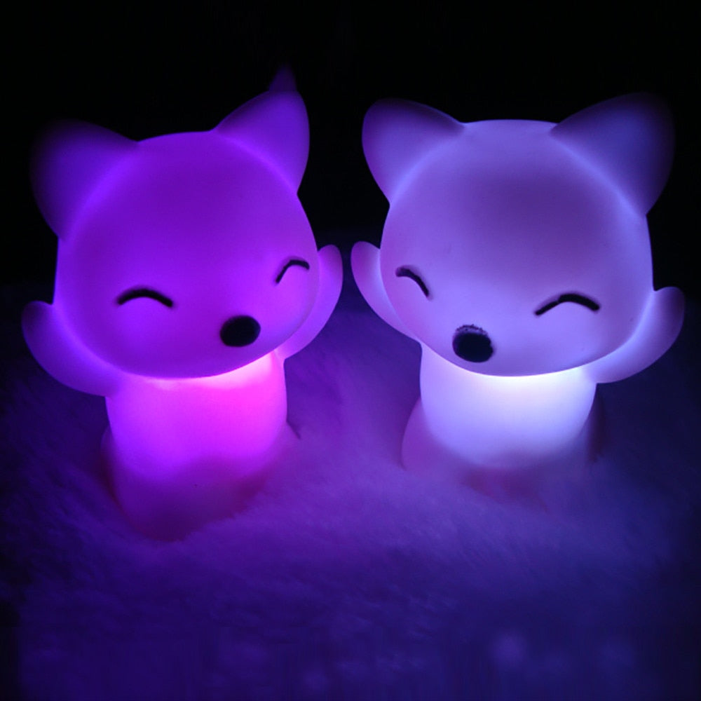 Fox Bedroom Night Light Color Changing Lamp by HitMyNeed