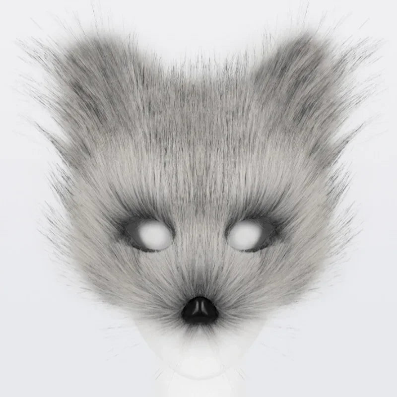 Fox Mask, Tail & Gloves Set for Halloween Cosplay by HitMyNeed