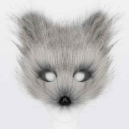 Fox Mask, Tail & Gloves Set for Halloween Cosplay by HitMyNeed