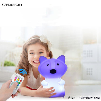 Fox Night Light with Timer and Remote Control by HitMyNeed