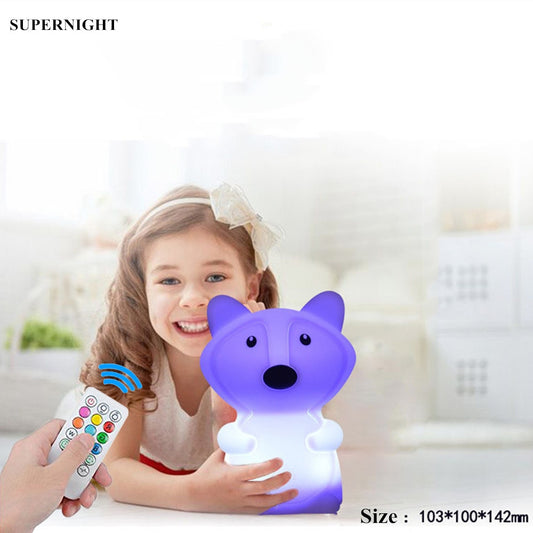 Fox Night Light with Timer and Remote Control by HitMyNeed