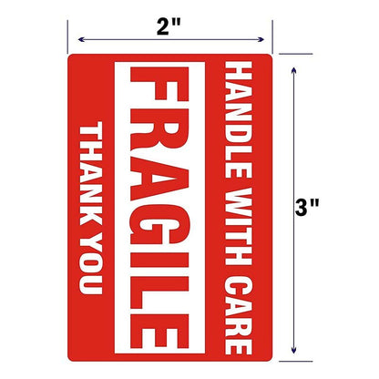 Fragile Shipping Stickers Warning Labels Roll 500pcs by HitMyNeed