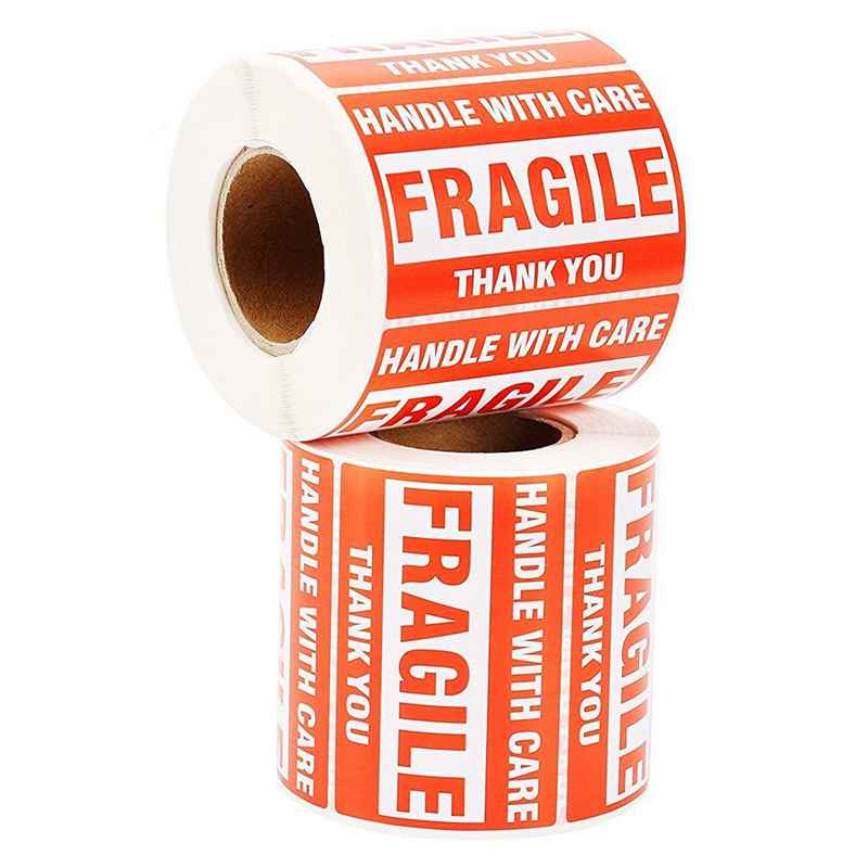 Fragile Shipping Stickers Warning Labels Roll 500pcs by HitMyNeed
