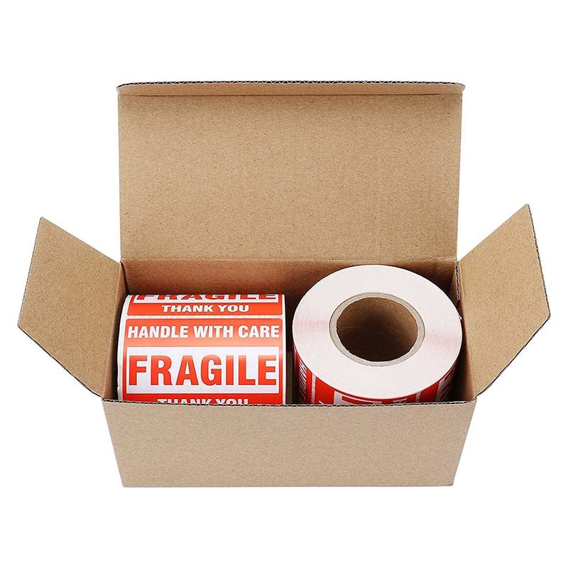 Fragile Shipping Stickers Warning Labels Roll 500pcs by HitMyNeed
