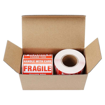 Fragile Shipping Stickers Warning Labels Roll 500pcs by HitMyNeed