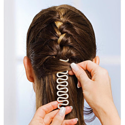 French Braid Lace Up Hair Styling Tool by HitMyNeed
