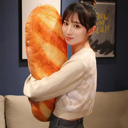French Bread Plush Pillow Baguette Cushion by HitMyNeed