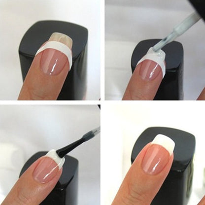 French Nail Tip Guide Stickers, 240-Pack by HitMyNeed