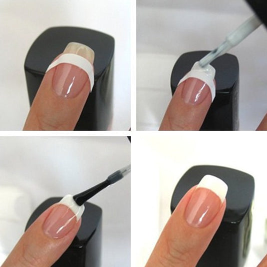 French Nail Tip Guide Stickers, 240-Pack by HitMyNeed