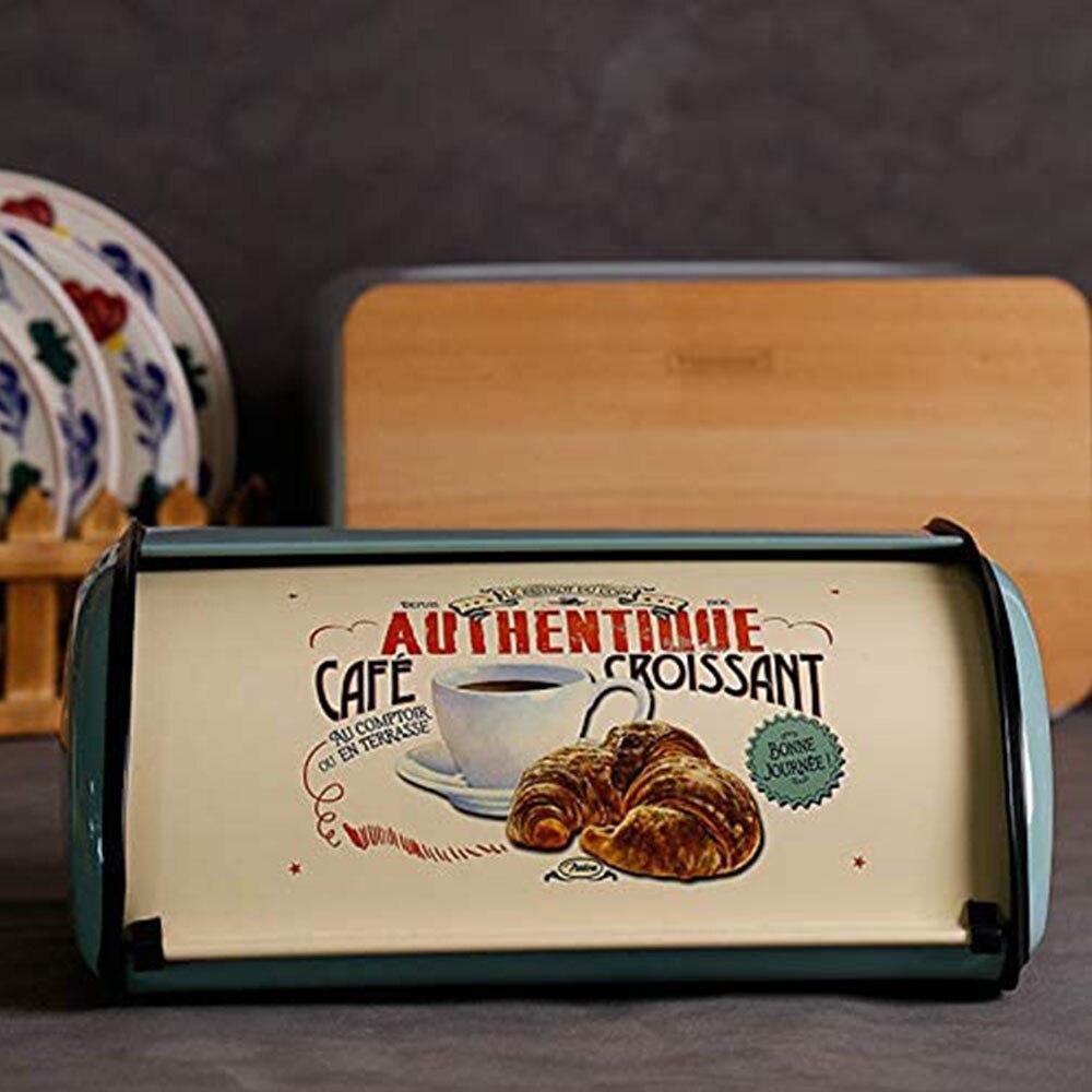 French Vintage Metal Bread Storage Box by HitMyNeed