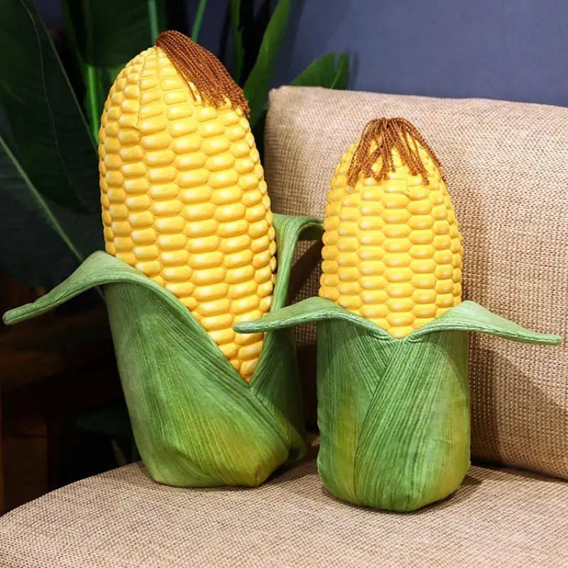 Fresh or Grilled Corn Pillow Cushion 45cm by HitMyNeed