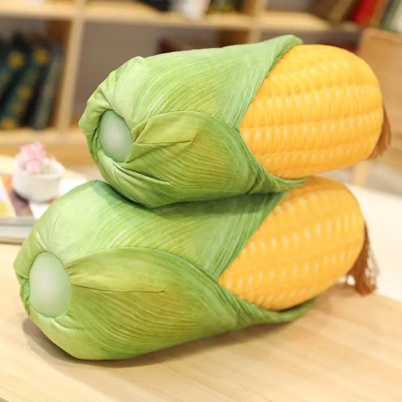 Fresh or Grilled Corn Pillow Cushion 45cm by HitMyNeed