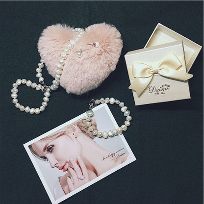 Freshwater Pearl Jewelry Set with 925 Sterling Silver by HitMyNeed