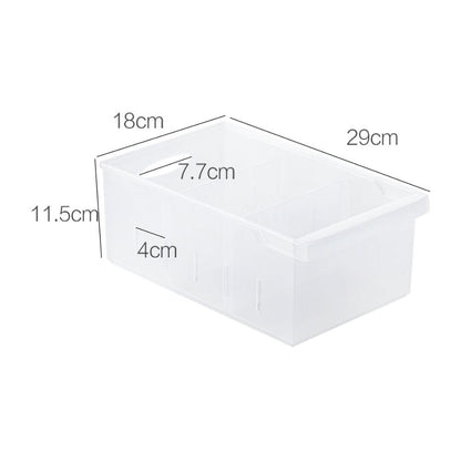 Fridge Bin Plastic Food Storage with Dividers by HitMyNeed