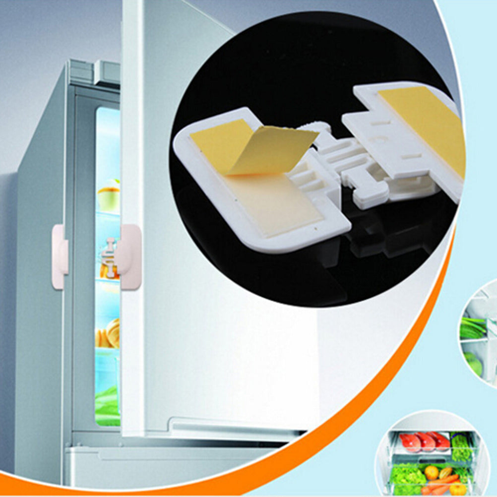 Fridge Lock Self-Adhesive Child Safety Latch by HitMyNeed