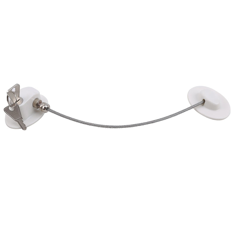 Fridge Safety Lock with Key for Childproofing by HitMyNeed