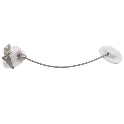 Fridge Safety Lock with Key for Childproofing by HitMyNeed