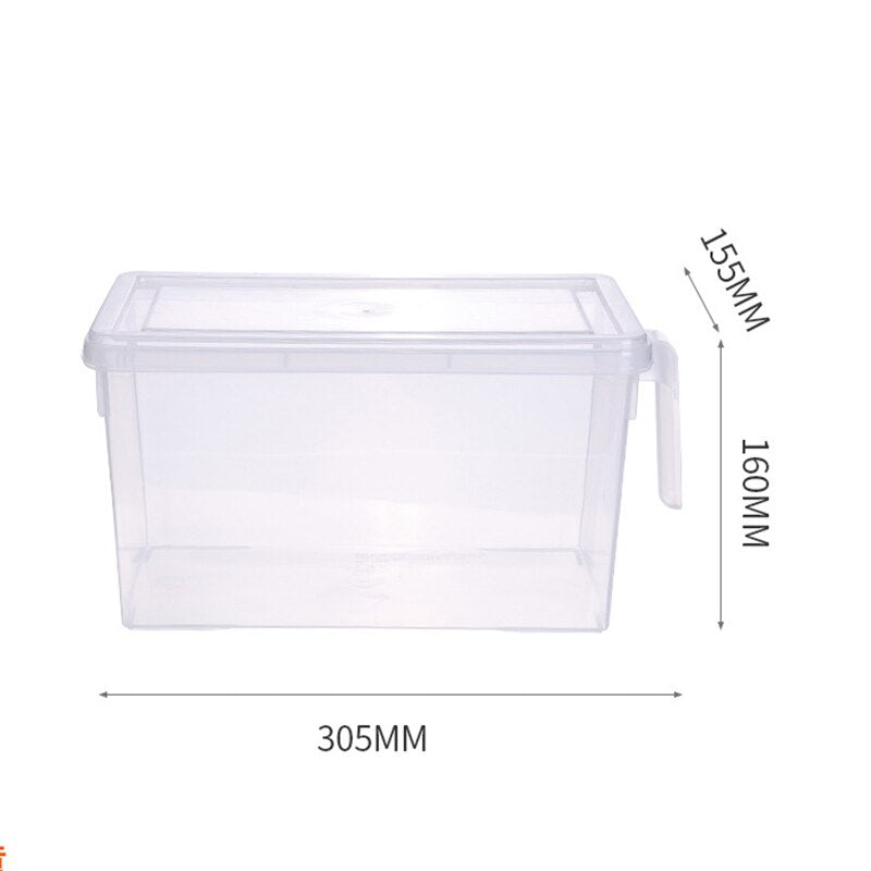 Fridge Storage Box with Handle 4.7L by HitMyNeed