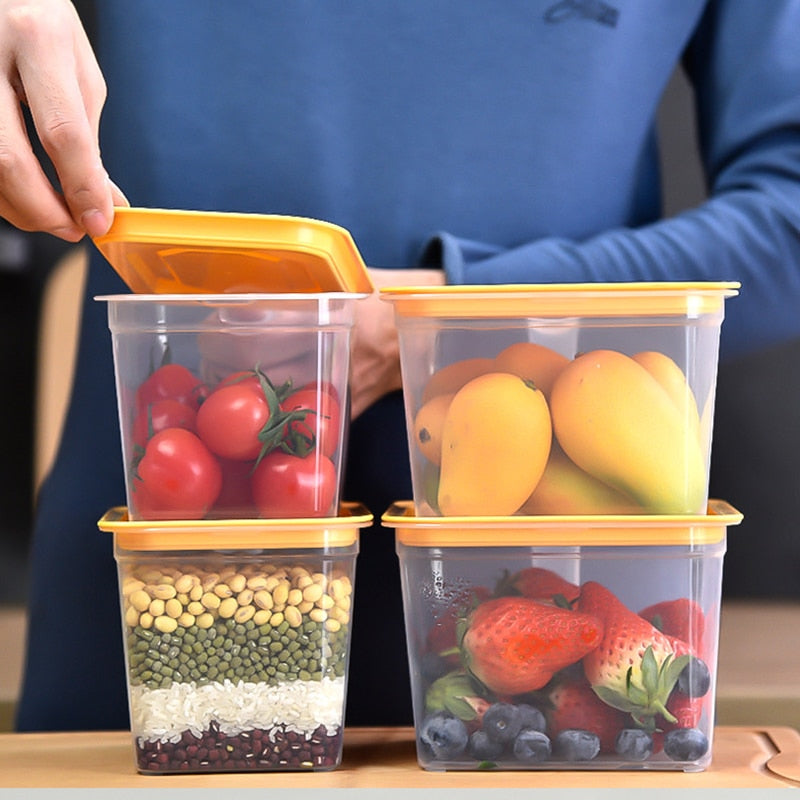 Fridge Storage Container with Handle 1.4L by HitMyNeed