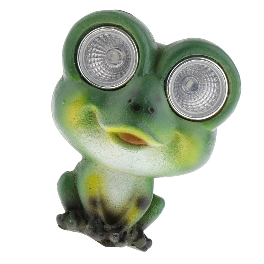 Frog Solar Light Garden Ornament by HitMyNeed