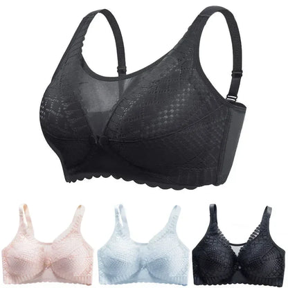 Front Button Maternity Nursing Bra Adjustable Support by HitMyNeed