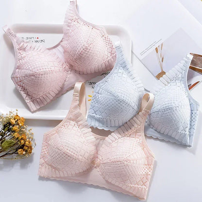 Front Button Maternity Nursing Bra Adjustable Support by HitMyNeed