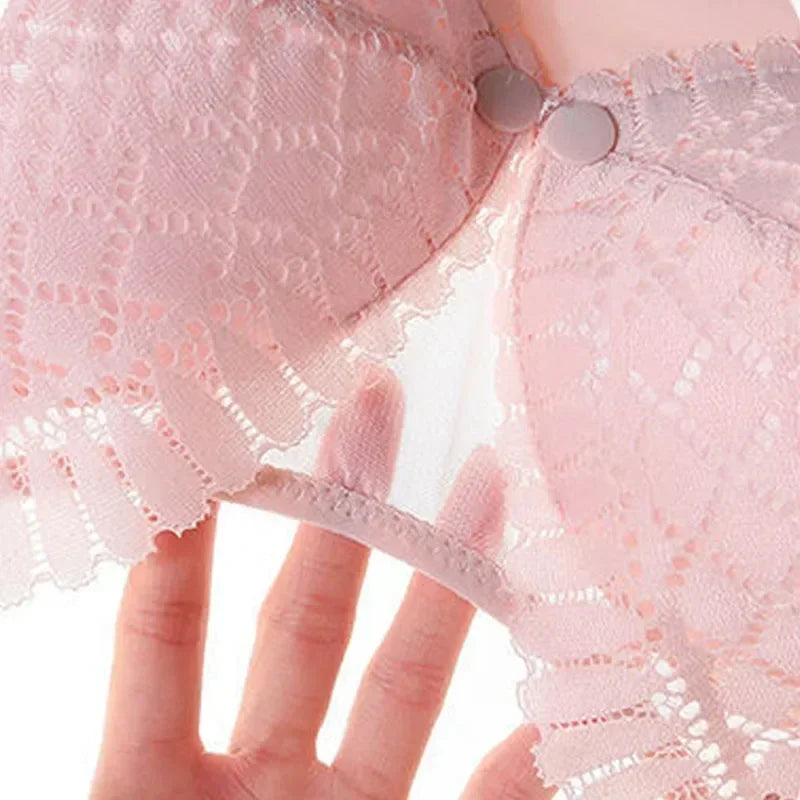 Front Button Maternity Nursing Bra Adjustable Support by HitMyNeed