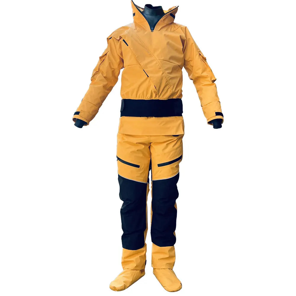 Front Entry Waterproof Hooded Drysuit for Watersports by HitMyNeed