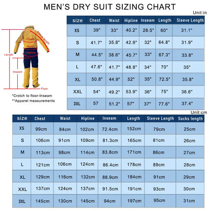 Front Entry Waterproof Hooded Drysuit for Watersports by HitMyNeed