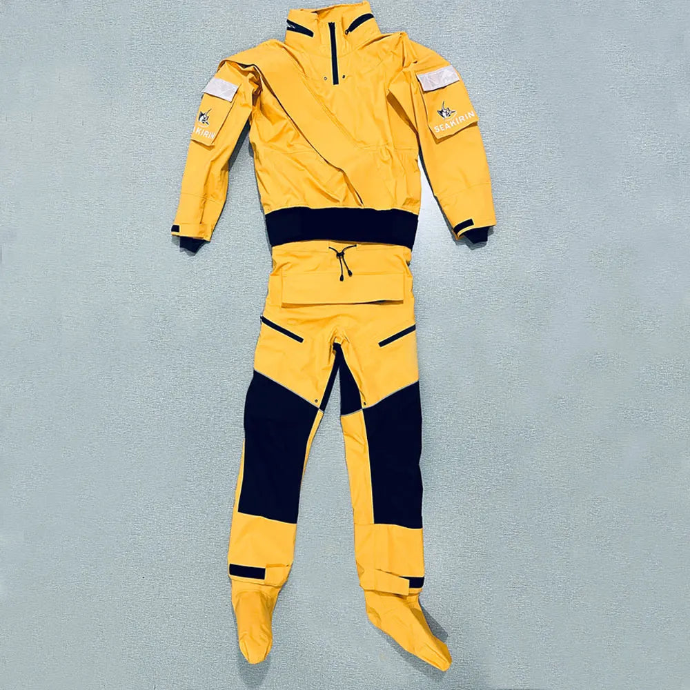 Front Entry Waterproof Hooded Drysuit for Watersports s by HitMyNeed