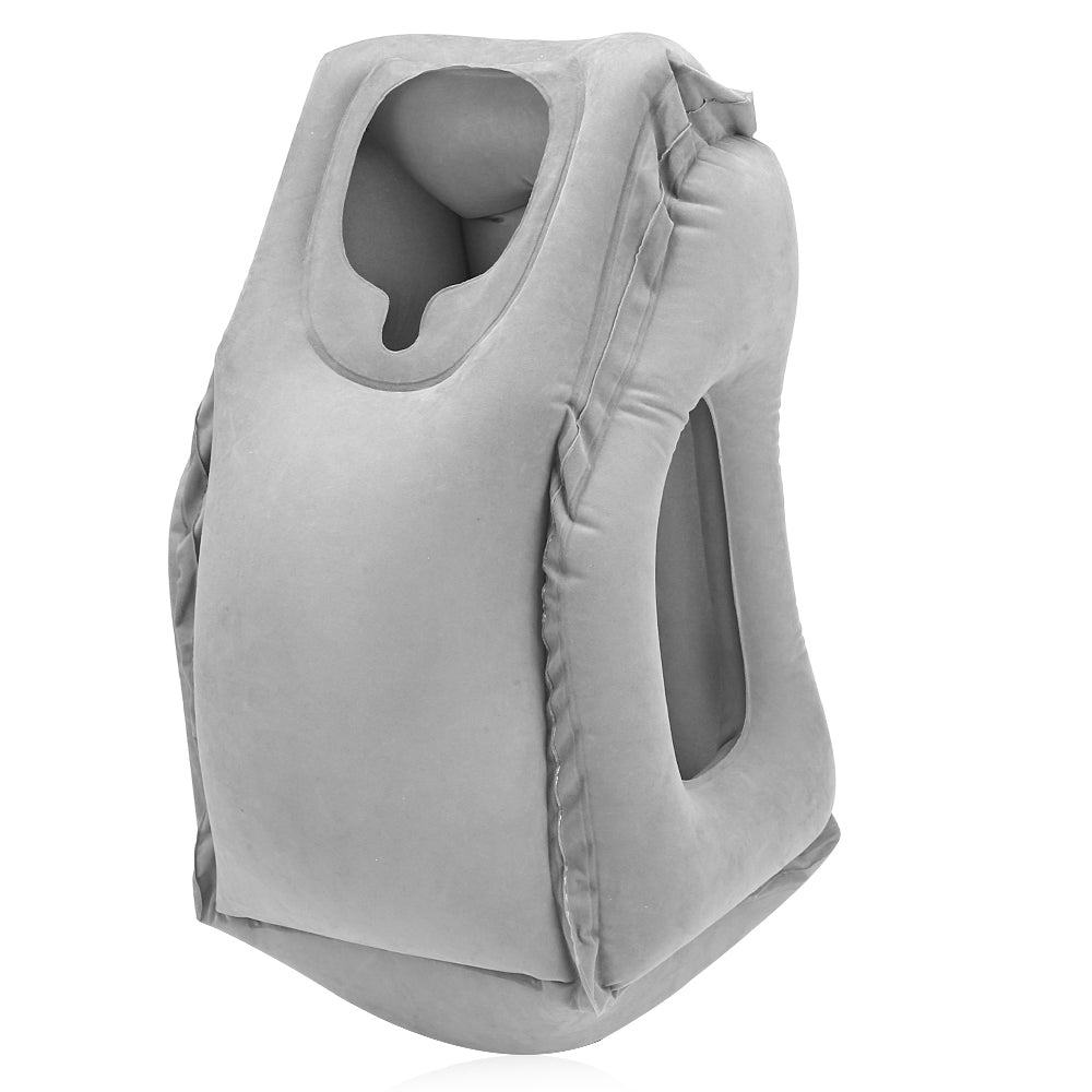 Frontal Inflatable Travel Pillow for Face Support by HitMyNeed