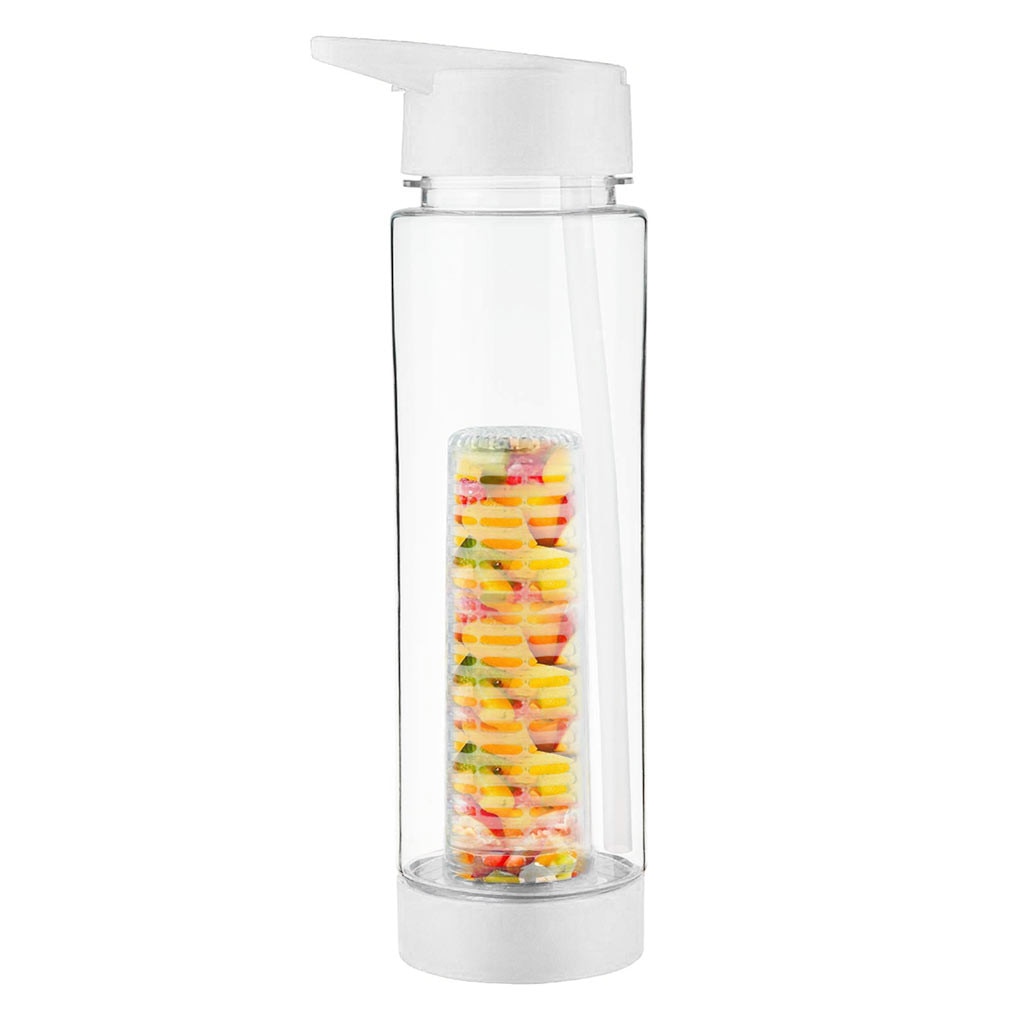 Fruit Infuser Water Bottle with Straw 700ml by HitMyNeed