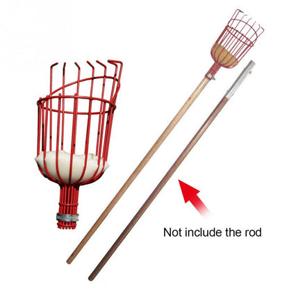 Fruit Picker Tool with Basket for Garden Harvesting by HitMyNeed