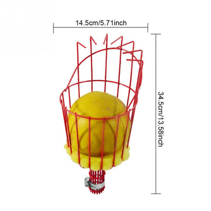 Fruit Picker Tool with Basket for Garden Harvesting by HitMyNeed