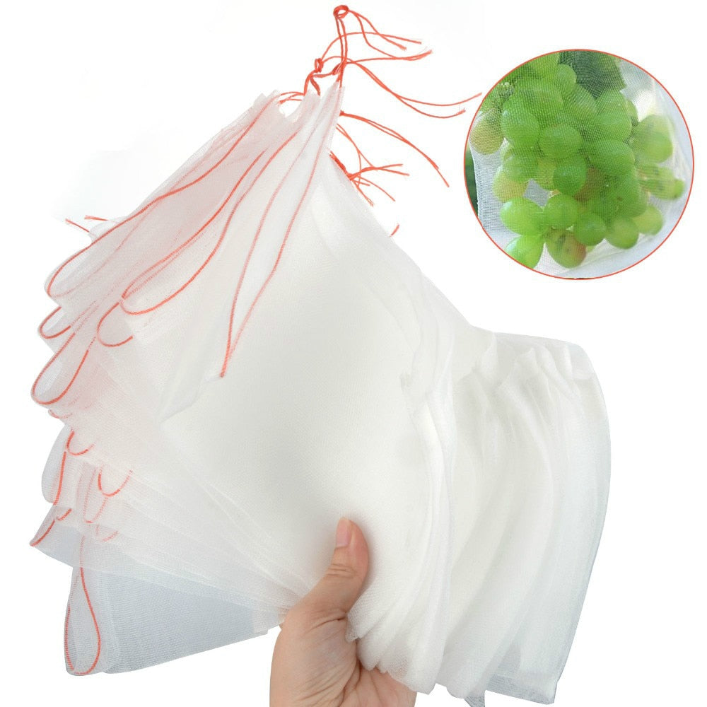 Fruit Protection Mesh Drawstring Bags 20 Pack by HitMyNeed